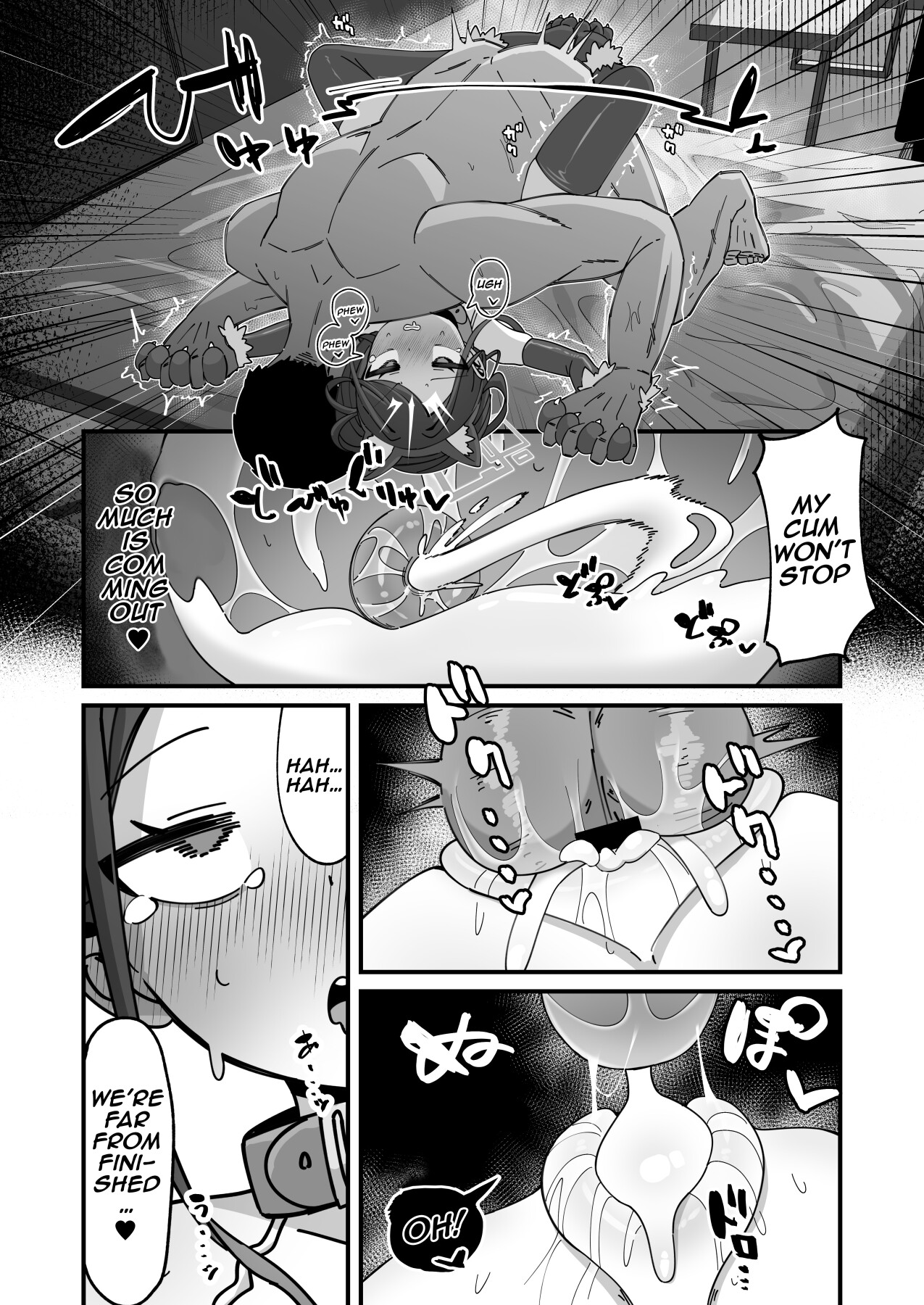 Hentai Manga Comic-A story about serious, wild, breeding sex with Arisu and Kei 3-Read-16